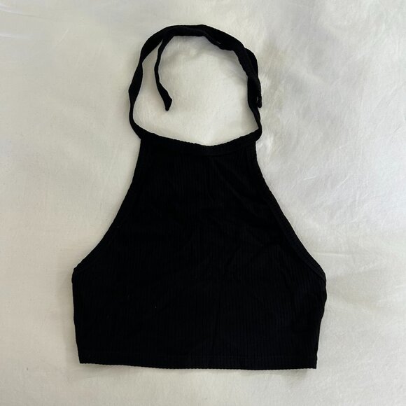 Reformation Halter Top Black - Picture 1 of 2